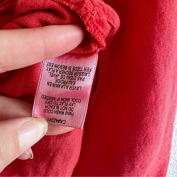 Young, Fabulous and Broke Linen Blend Tourist Top - Picture 7 of 12